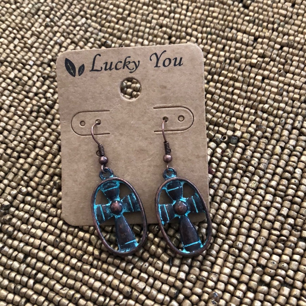 Bronze Patina earrings